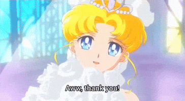 Sailor Moon Thank You GIF