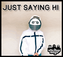 Just Saying Hi GIF by Stick Up Music
