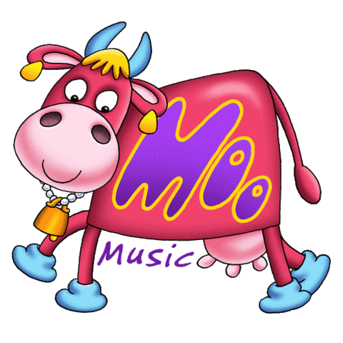 Moo Music Sticker