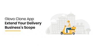Glovo Clone App GIF