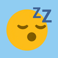 sleeping smiley animated gif