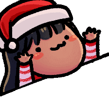 Excited Christmas Sticker