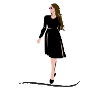 Woman Star Sticker by famabbigliamento