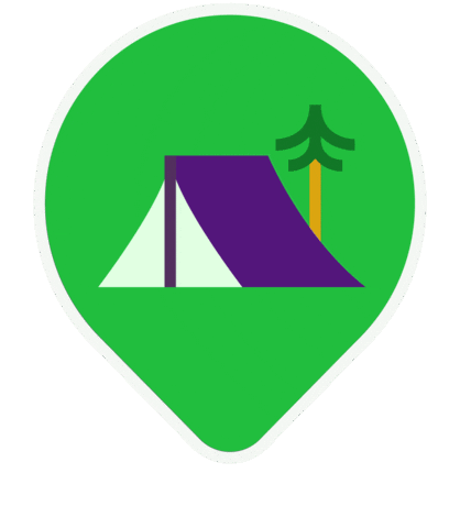 Travel Camping Sticker by Tur.com