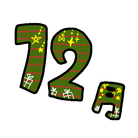 Christmas December Sticker