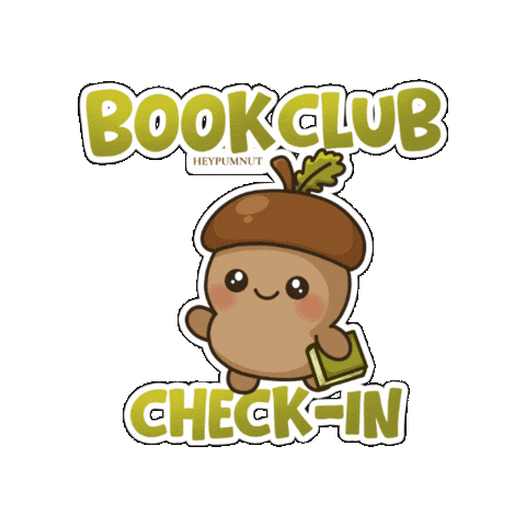 Check In Book Club Sticker