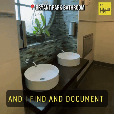Nyc Bathroom GIF by 60 Second Docs