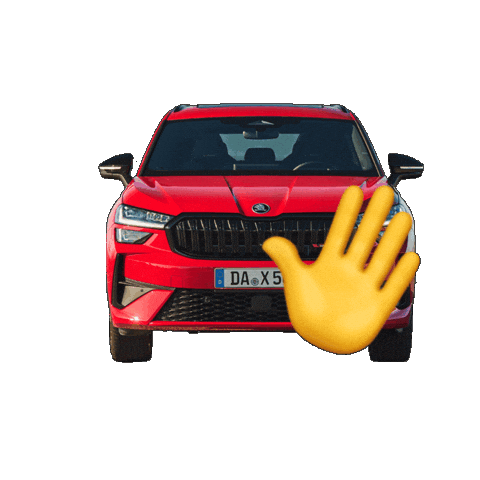 Car Driving Sticker by Škoda Global