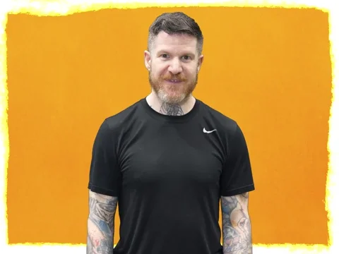 Excited Andy Hurley GIF