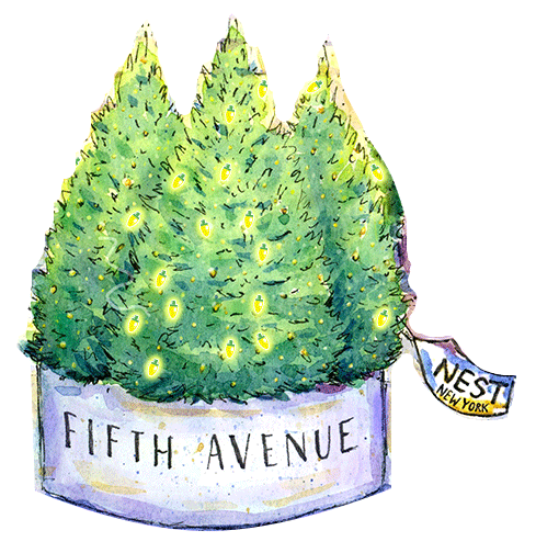 New York Christmas Sticker by Fifth Avenue