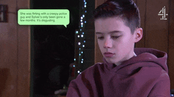 G Message GIF by Hollyoaks