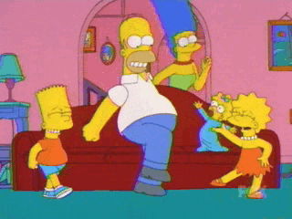 Image result for the simpsons gif
