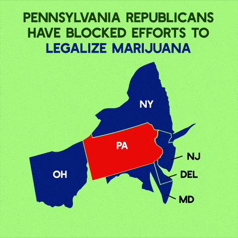Pennsylvania Republicans Have 
Blocked Efforts to Legalize Marijuana