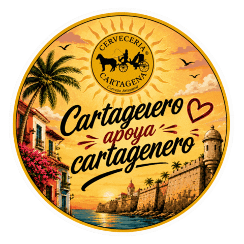 Apoya Sticker by CERVECERIA CARTAGENA