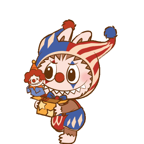 Halloween Clown Sticker by POP MART