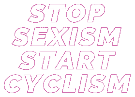 Stopsexism Sticker by Cyclits Cycling Collective