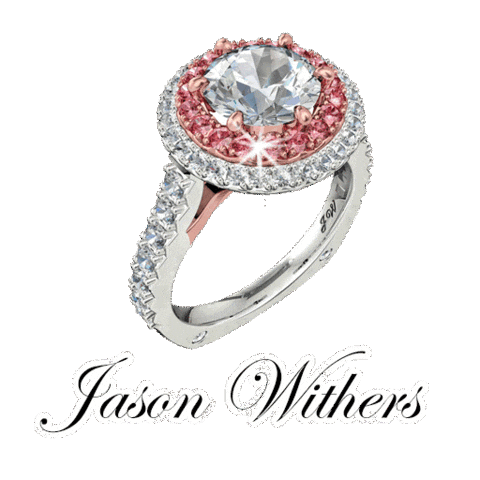 Diamond Rings Gold Sticker by Jason Withers