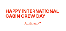 Flightattendant Faday Sticker by Austrian Airlines