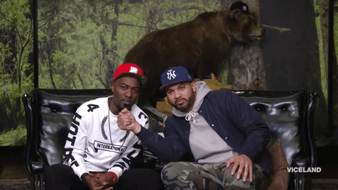 Shout Out Mic Gif By Desus Mero Find Share On Giphy