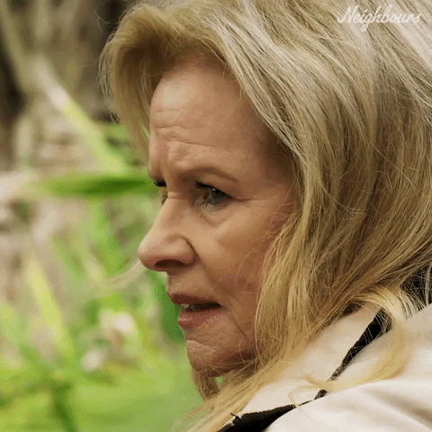 Sheila Canning Look GIF by Neighbours (Official TV Show account)