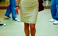 strutting into school