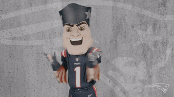 Over There Reaction GIF by New England Patriots