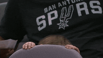 San Antonio Spurs Hello GIF by NBA