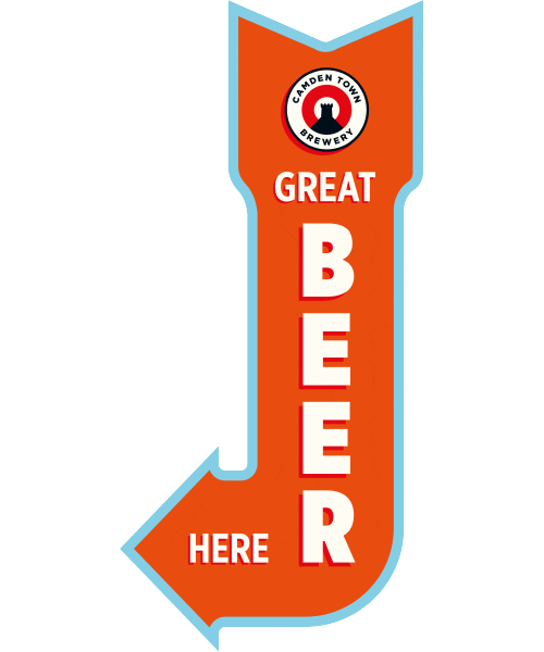 Drunk Neon Lights Sticker by The Oast House