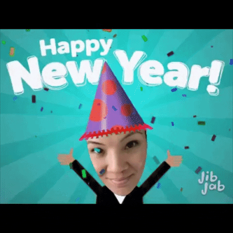 New Year Hello GIF by Jennifer Accomando