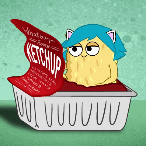 TangsTails hungry furry fries potato GIF