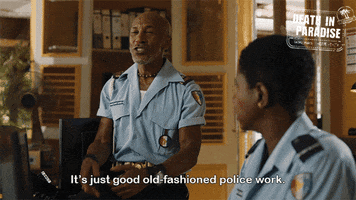 Police Work Detective GIF by Death In Paradise