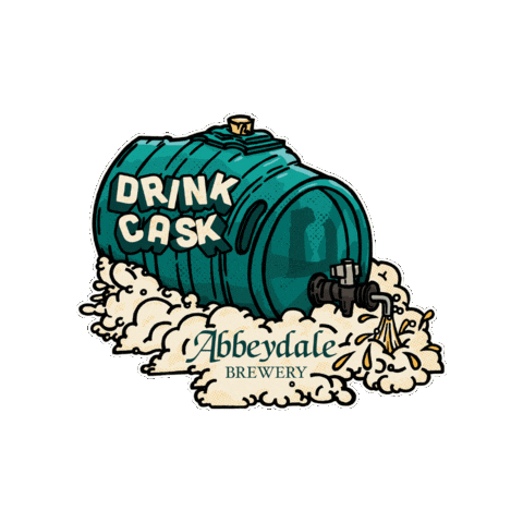 Cask Beer Sticker by Abbeydale Brewery