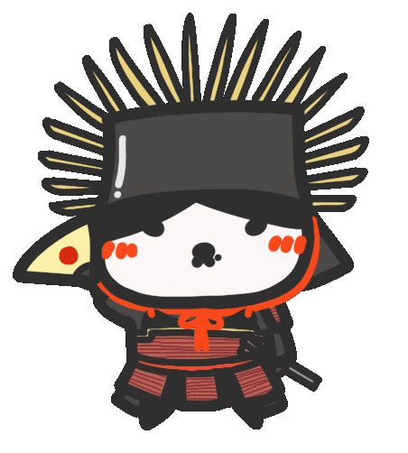 Toyotomi Hideyoshi Samurai Sticker by yomoyeah