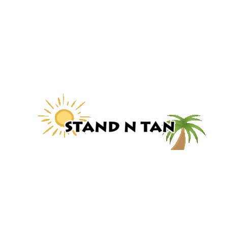 Stand N Tan Sticker