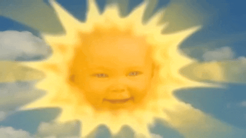 I once was the Sun in teletubbies but now I feel like I'm 24/7 Stitch