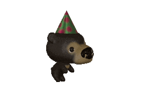 Bear Spinning Sticker