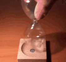  interesting sand hourglass ferromagnetic GIF