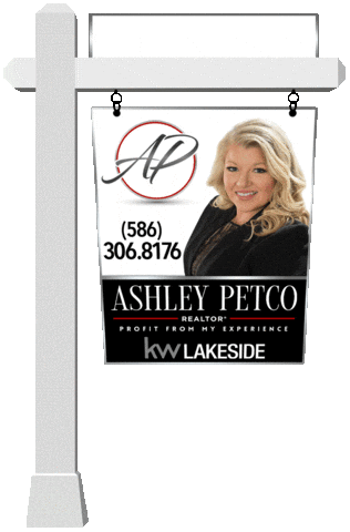 Real Estate Sign Sticker by KW Lakeside Realtor Ashley Petco