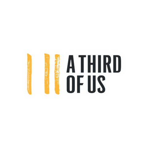 A Third of Us Sticker