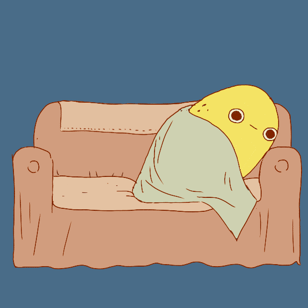 Couch Potato Blanket GIF by Alice Socal Find & Share on GIPHY