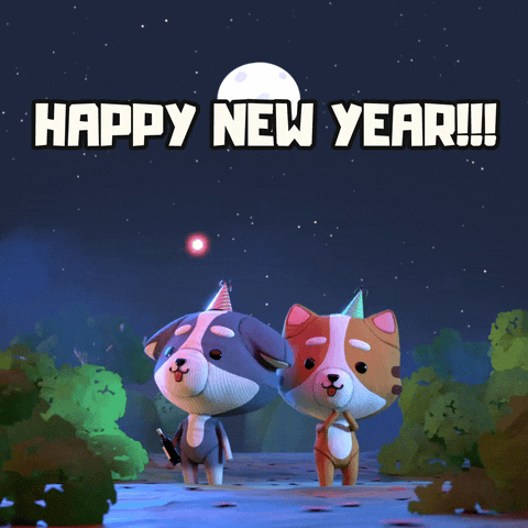Happy New Year GIF by The Plooshies