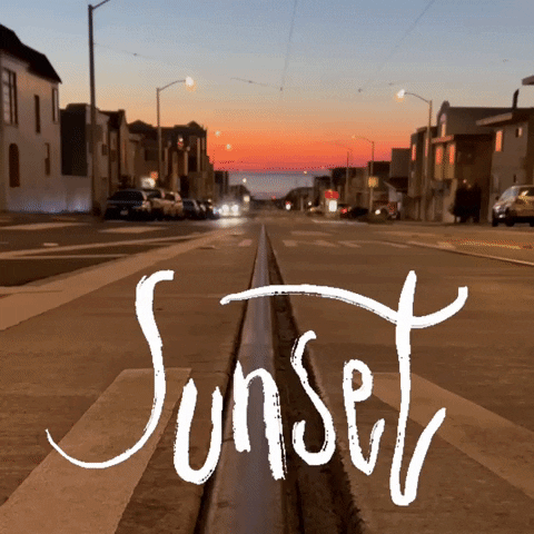 Sunset Street GIF by Yevbel