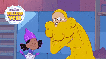 Make Up Hug GIF by The Unstoppable Yellow Yeti