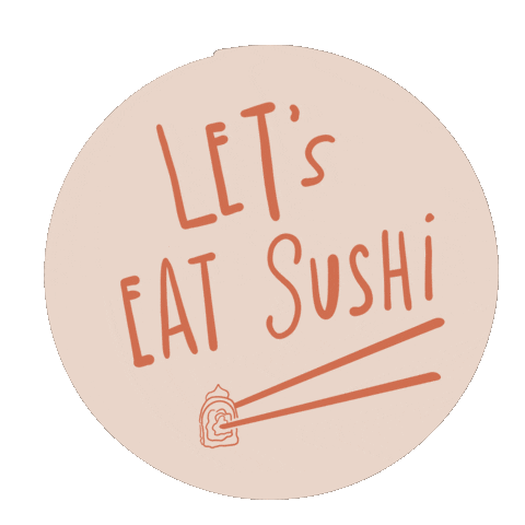Sushi Sushilover Sticker by beyondsushinyc