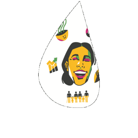 Social impact factory Sticker