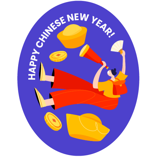 Chinese New Year Money Sticker by klooktravel