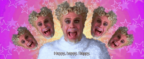 Happy Will Ferrell GIF