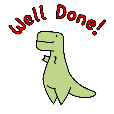 Well Done Wow Sticker by Loof and Timmy for iOS & Android | GIPHY
