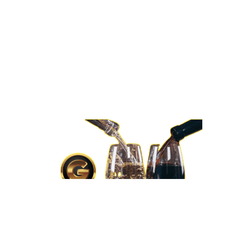 Cheers Wine Sticker by Golden360