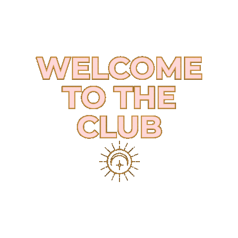 Welcometotheclub Sticker by namastaywithtay
